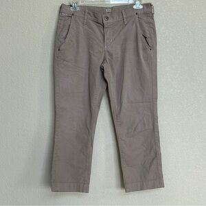 Citizens of Humanity by Jerome Dahan Brown Crop Pants‎ Women’s 27 Stretch Cotton